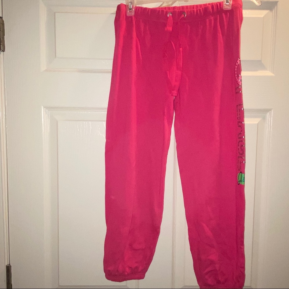Justice Hot Pink Comfy Joggers